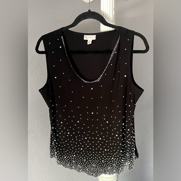 Women’s Sleeveless Embellished Black Blouse or Shell - NWOT 🔥
Sz XL - Picture 2 of 7